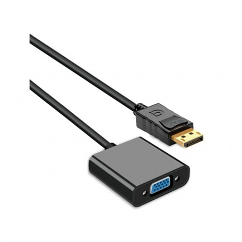 ADAPTADOR UNICO DISPLAYPORT A VGA M/H