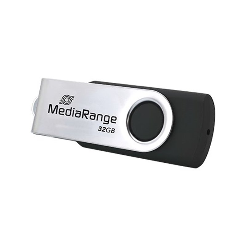 PENDRIVE 32GB USB-C 3.2 MEDIARANGE SILVER-BLACK