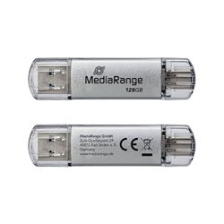 PENDRIVE COMBO 128GB USB 3.2 MEDIARANGE HIGH P.