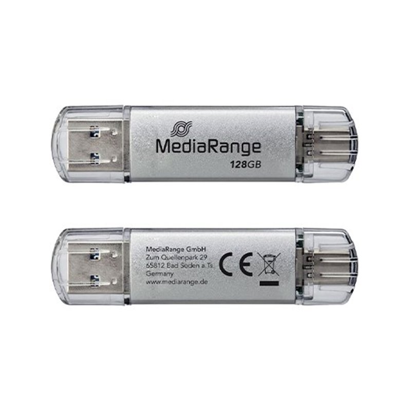 PENDRIVE COMBO 128GB USB 3.2 MEDIARANGE HIGH P.
