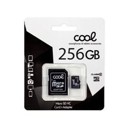 MEM MICROS SD 256GB COOL CL10 ADAPT