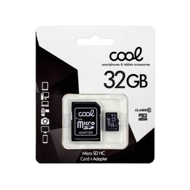 MEM MICROS SD 32GB COOL CL10 ADAPT