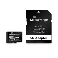 MEM MICRO SDXC 256GB MEDIARANGE + ADAPTADOR SD