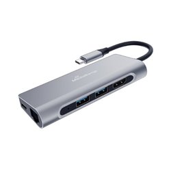 HUB MEDIARANGE USB-C 7EN1