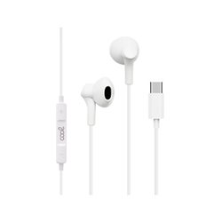 AURICULARES  MICRO COOL STEREO TIPO-C WHITE