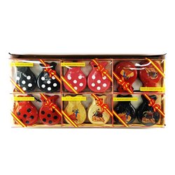 CASTA�UELAS DE MADERA DECORADAS