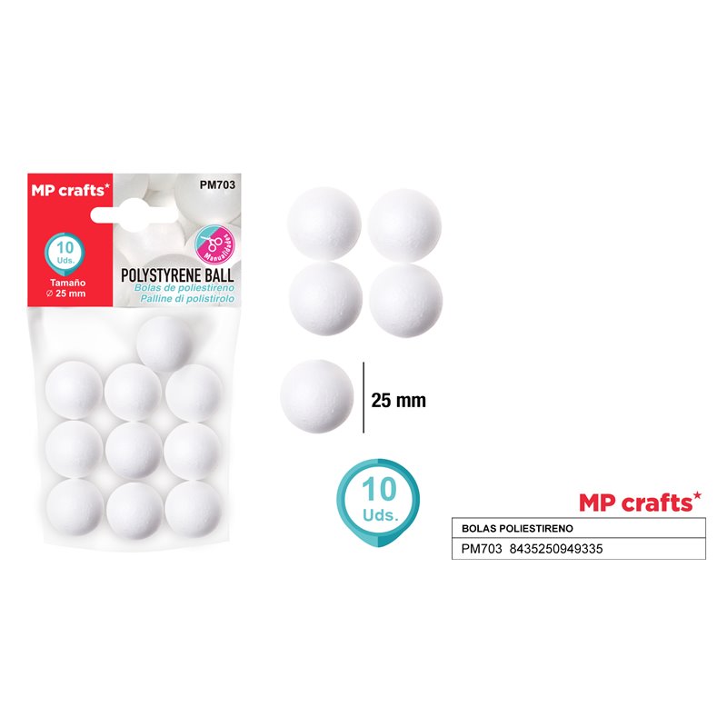 BOLA 3D  POREX - CORCHO