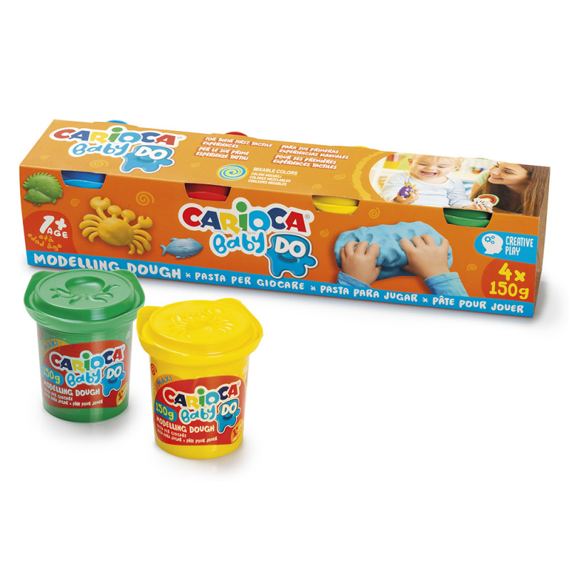 Plastilina CARIOCA Baby Do 4X150ml