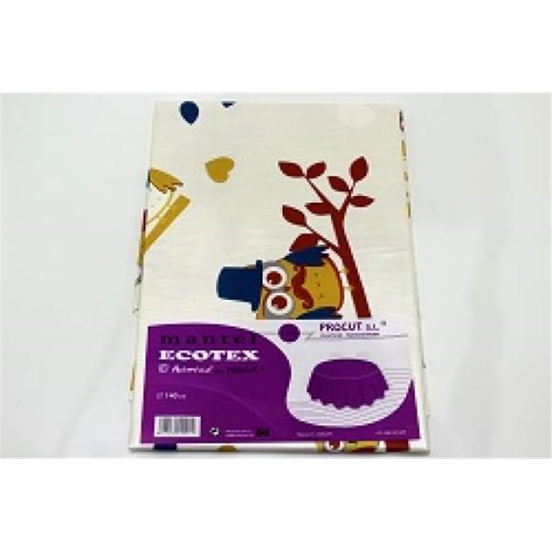 MANTEL ECOTEX REDONDO 140 Cm SURT.