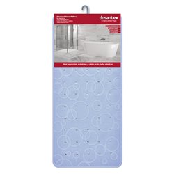 ALFOMBRA BA�ERA MALLORCA AZUL IND. 36X57CM