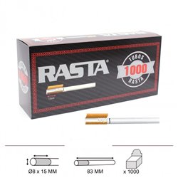 TUBOS CIGARRILLO RASTA 1000uni.