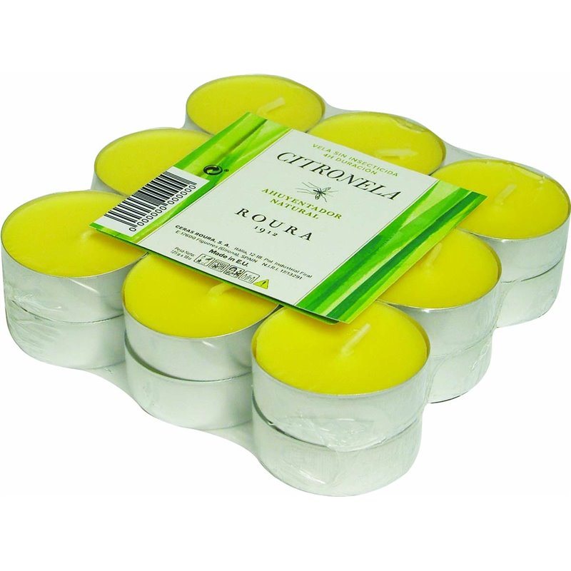 VELAS CITRONELA TEALIGHT 18UD