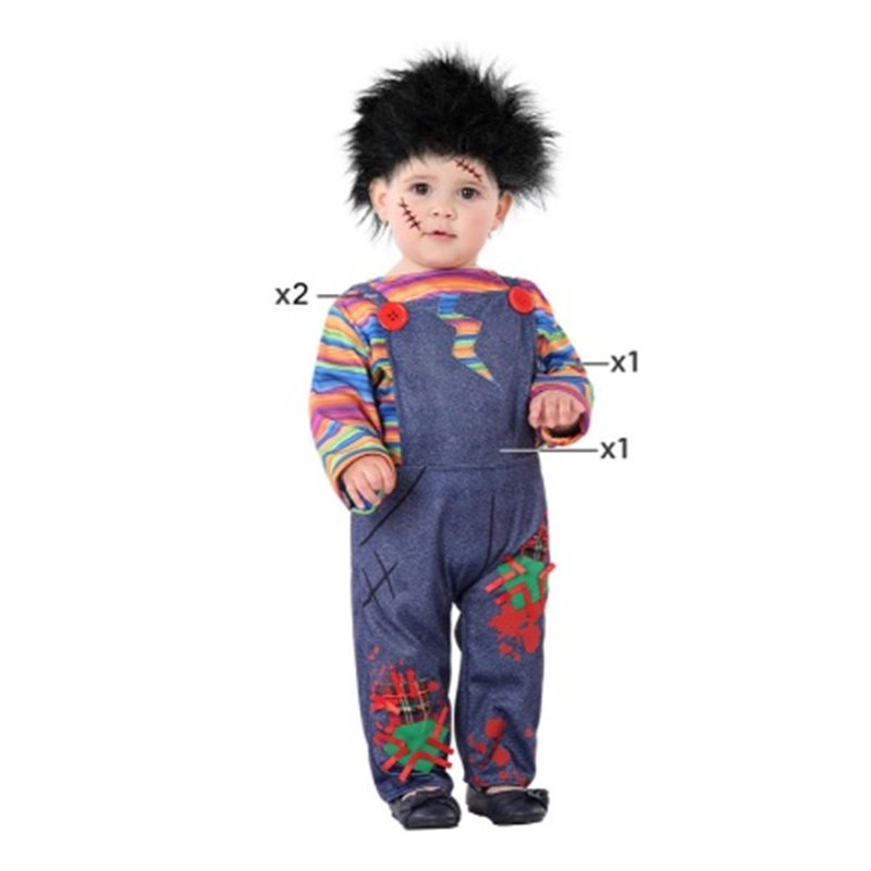 DISFRAZ MU�ECO SANGRIENTO BEB�