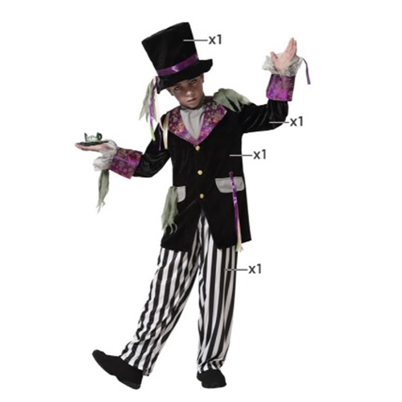 DISFRAZ SOMBRERERO LOCO HALLOWEEN NI�O