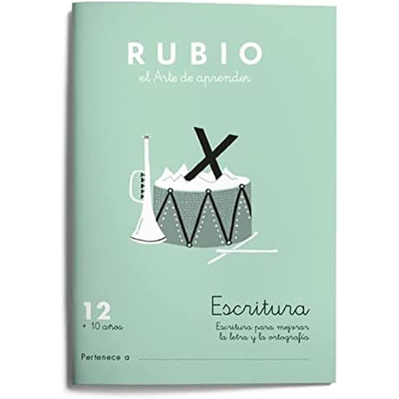CUADERNO RUBIO ESCRITURA 12