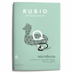 CUADERNO RUBIO ESCRITURA N�6