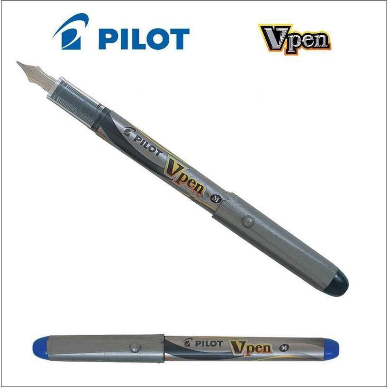 PLUMA DESECHABLE VPEN SILVER AZUL PILOT SVP-4M-L