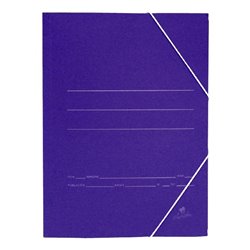 CARPETA CARTON 500GR GOMAS SOLAPA F� 34x25cm AZUL