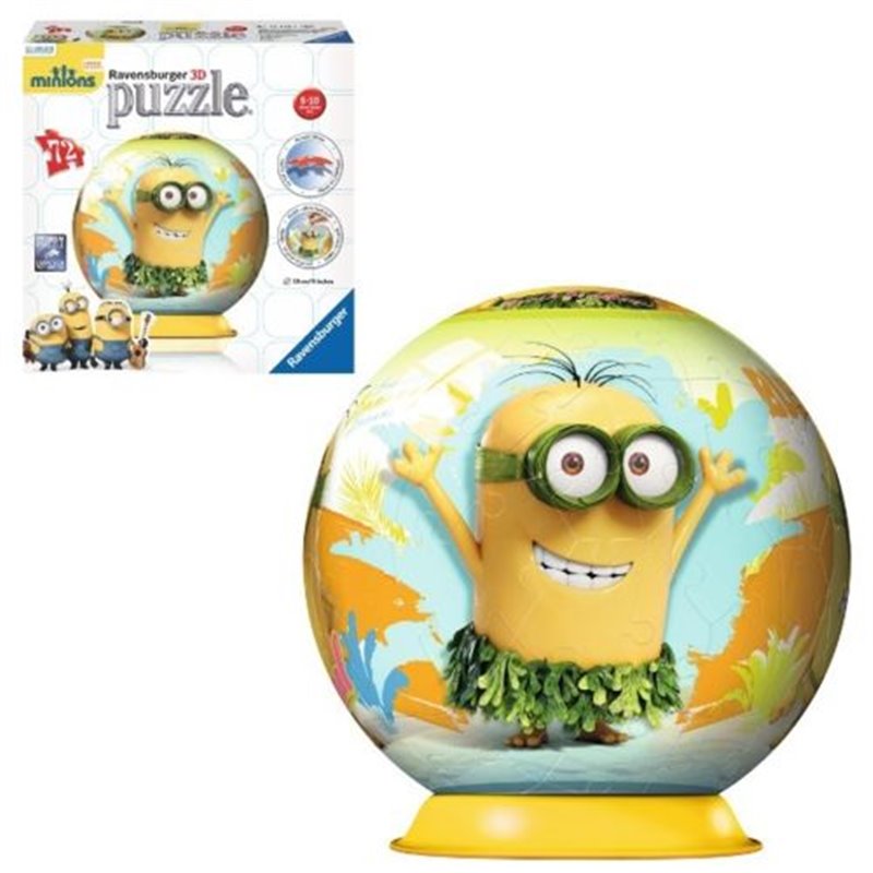 PUZZLE 3D MINION 72PCS