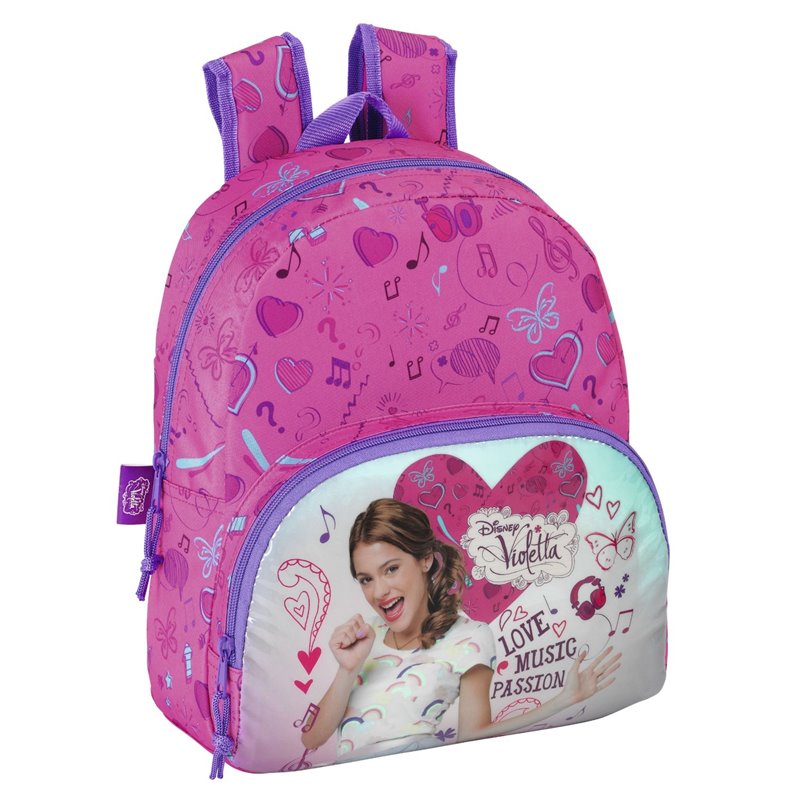 Violetta - Mochila infantil adaptable, 28 x 34 x 10 cm