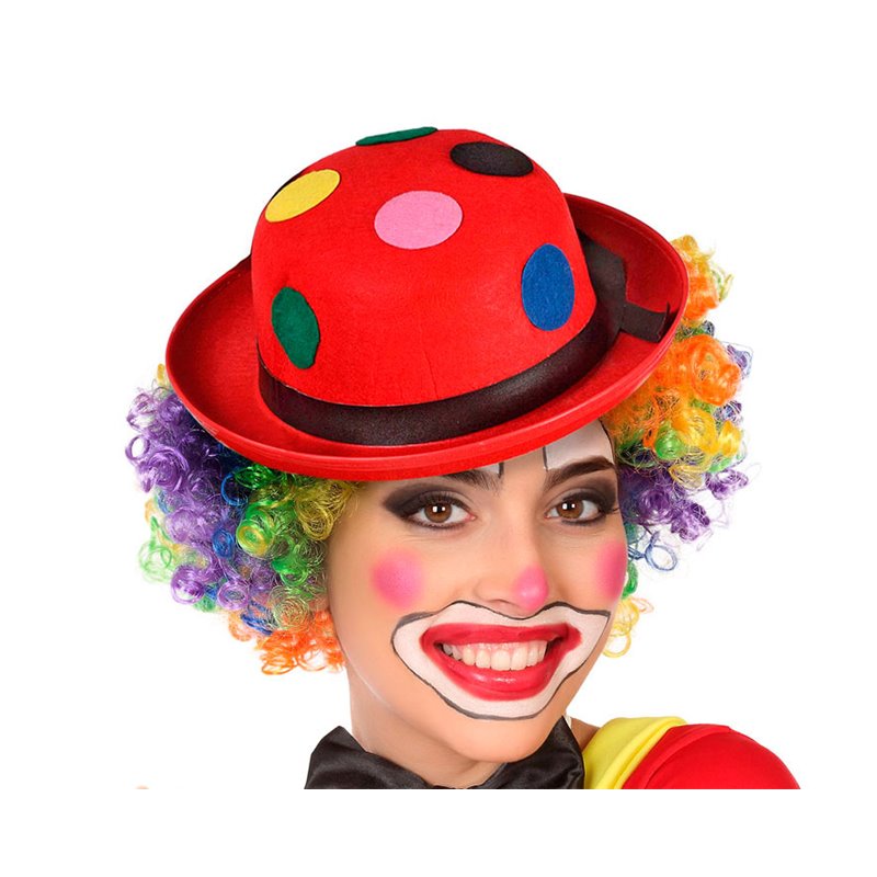 SOMBRERO PAYASO ROJO