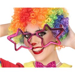 GAFAS ESTRELLAS FUCSIA XXL