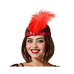 CINTA PARA EL PELO CABARET ROJO