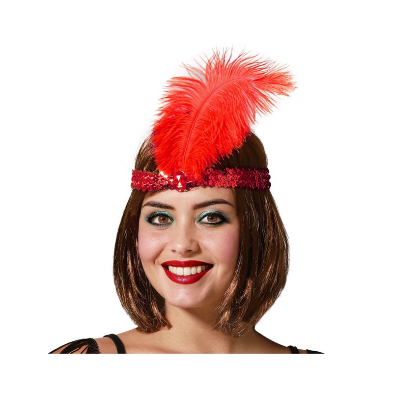 CINTA PARA EL PELO CABARET ROJO