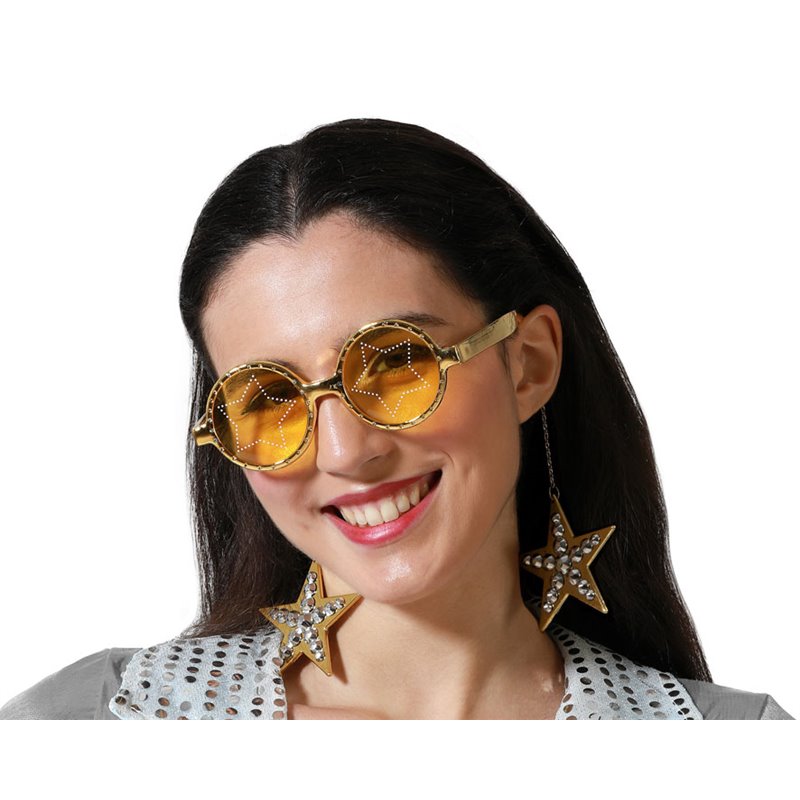 GAFAS CON ESTRELLAS DORADO