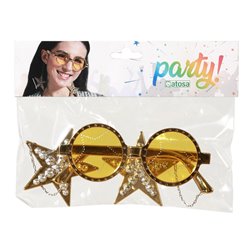 GAFAS CON ESTRELLAS DORADO