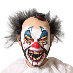 MASCARA HALLOWEEN PAYASO MALEFICO LATEX