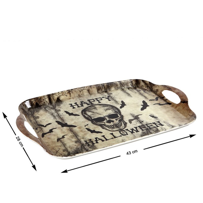 BANDEJA DECORACION HALLOWEEN 43X28CM