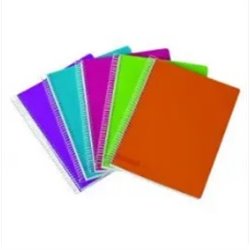 LIBRETA ANCOR TAPA PLASTICA A5 80 HOJAS