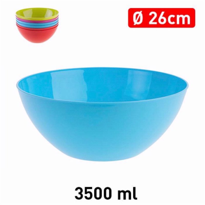 ENSALADERA PLASTICO REDONDA