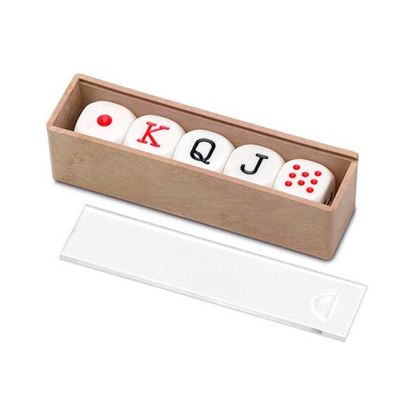 ACC. 5 DADOS P�KER DE 16 m/m