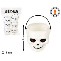 CABEZA CALAVERA 25x13CM 6 Und