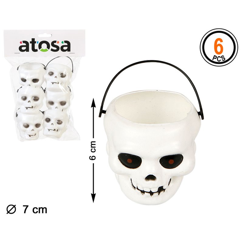 CABEZA CALAVERA 25x13CM 6 Und