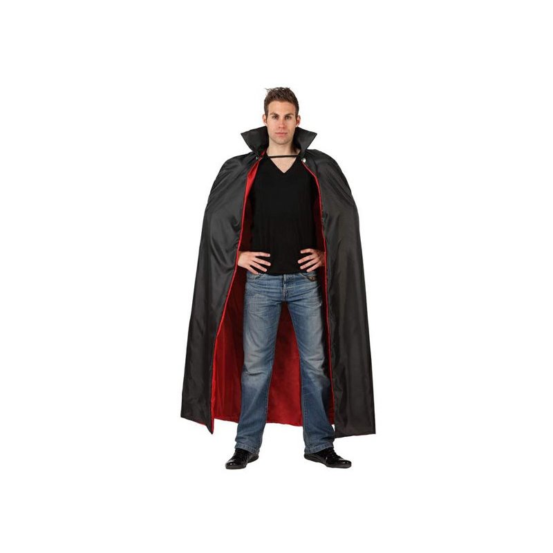 CAPA VAMPIRO NEGRA/ROJA 143 CM