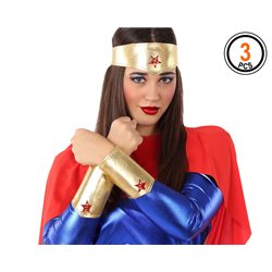 SET TIARA Y BRAZALETES