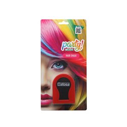 TIZA PARA PELO 12X8 CM ROJO 3G.