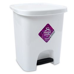 CUBO ARANDA CUADRADO CON PEDAL 6 L.