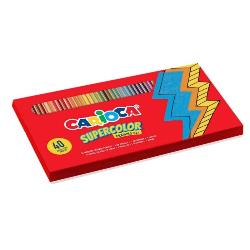 Lapiz carioca supercolor 40 colores