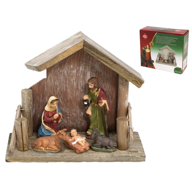 PORTAL C/5 FIGURAS 15X13X6CM