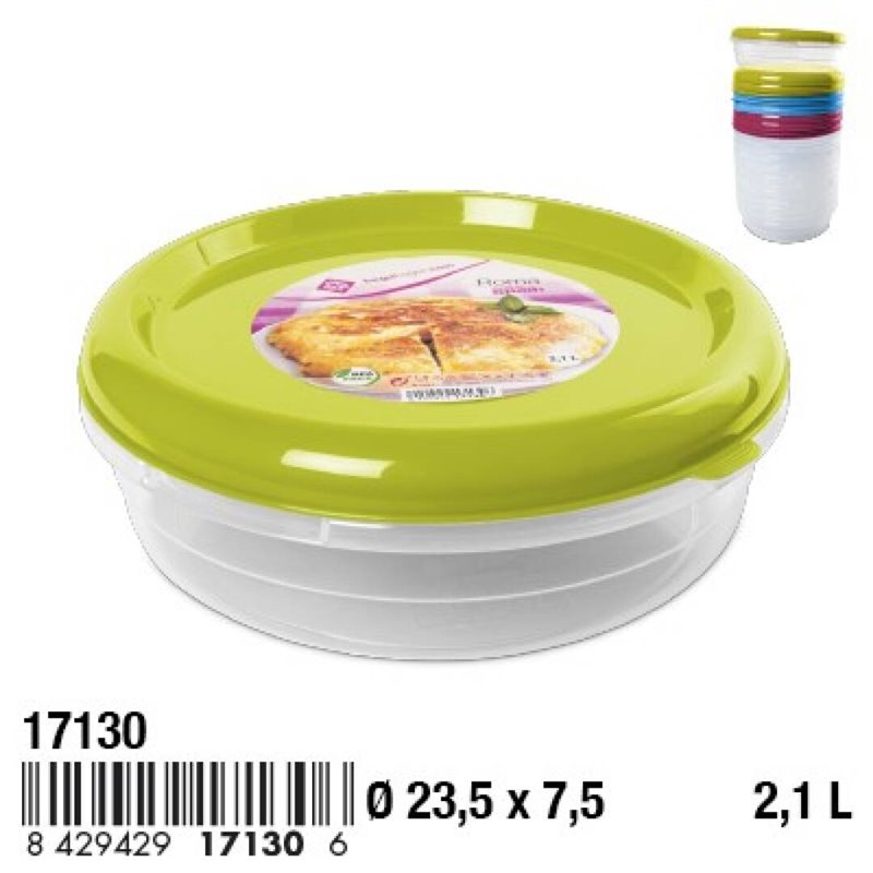 FIAMBRERA ROMA TORTILLERA REDONDA 2,1 L.