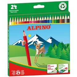 CAJA 24 LAPICES LARGOS DE COLORESALPINO WF