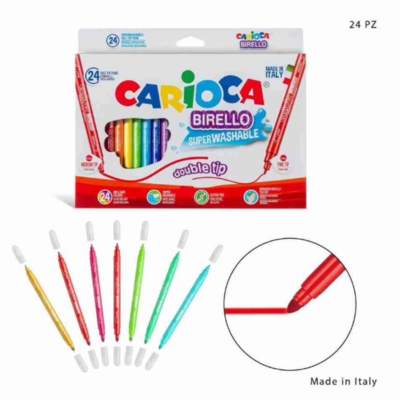 ROTULADORES SUPERLAVABLES X24 2 PUNTAS