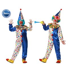 DISFRAZ PAYASO UNISEX INFANTIL AZUL