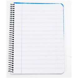 LIBRETA MUELLE DOS RAYAS 80h A4