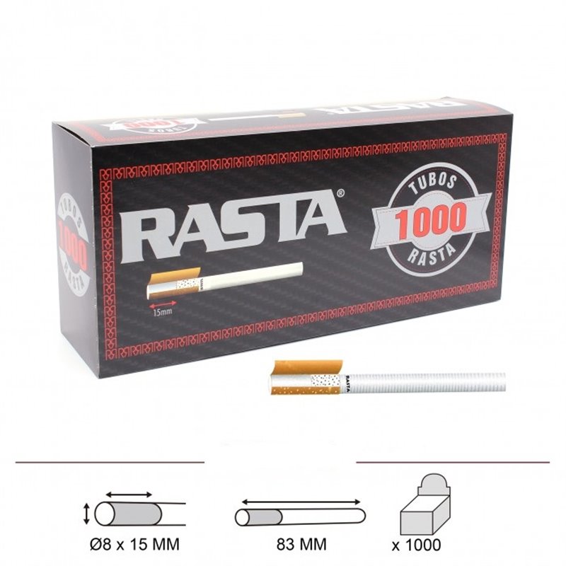 TUBOS CIGARRILLO RASTA 1000uni.
