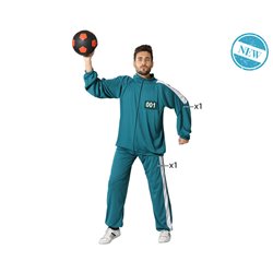 DISFRAZ CHANDAL VERDE ADULTO